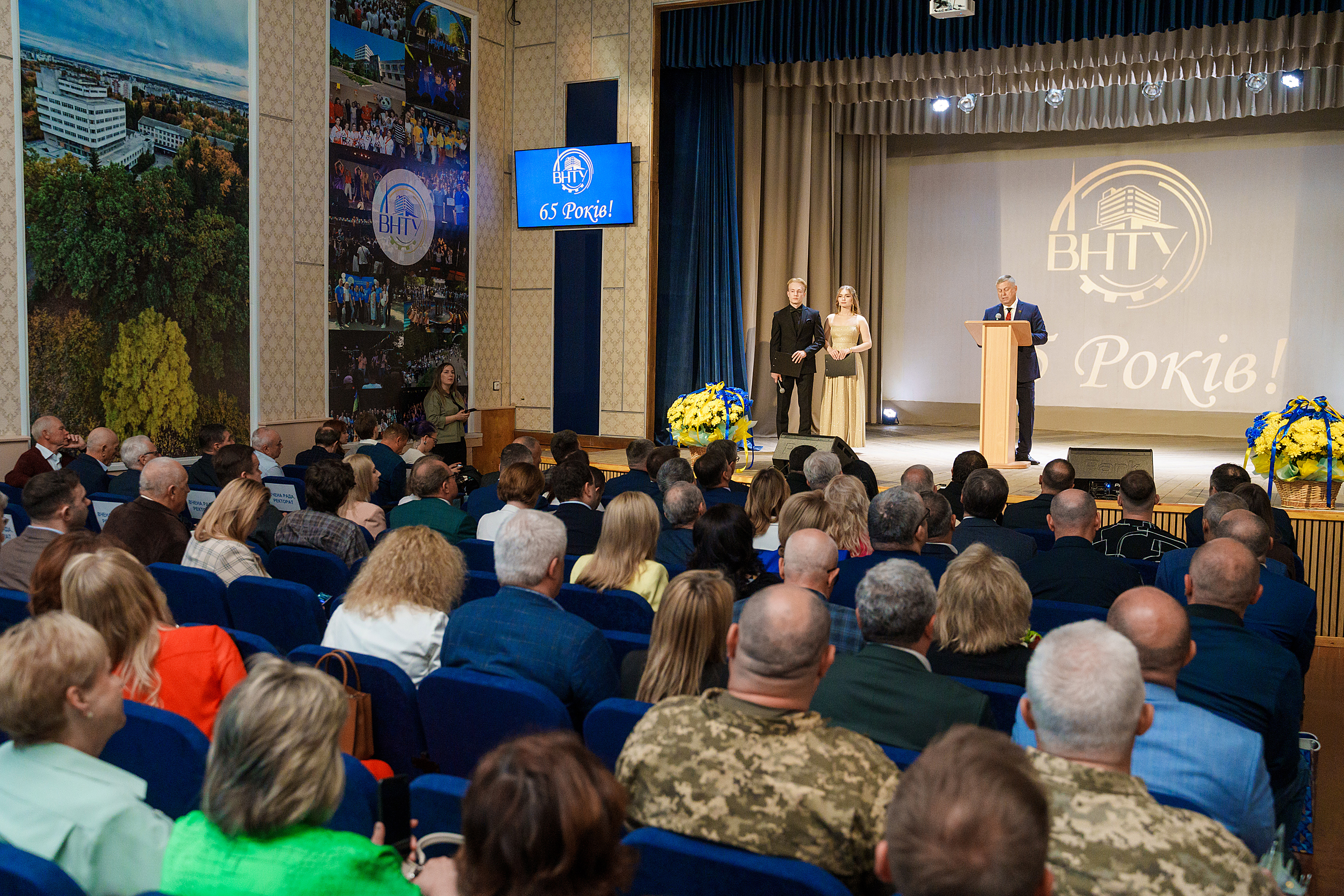  Вінницька міська рада привітала ВНТУ з нагоди 65-річного ювілею 